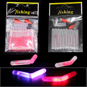 10 pçs / saco 4.5 * 40mm vaga-lumes para Pesca