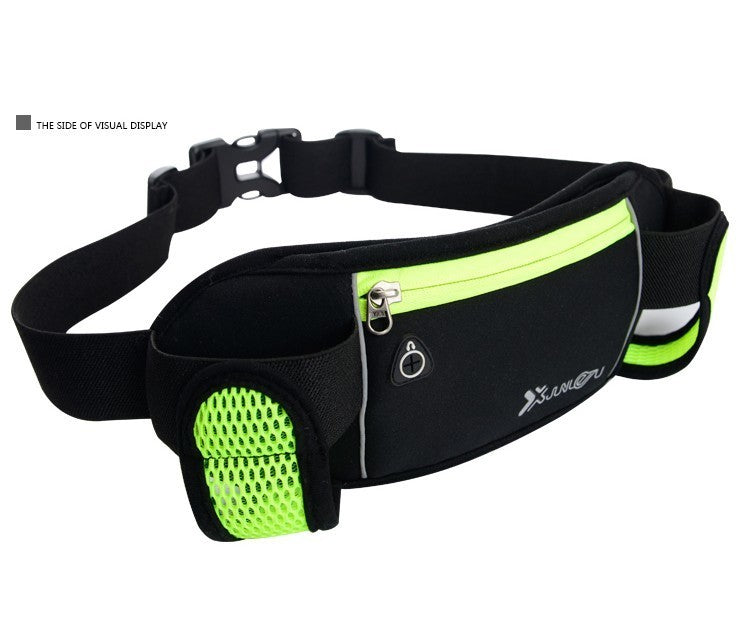 Cinto De Hidratação Fanny Pack Suporte Fitness w / 2 Garrafas