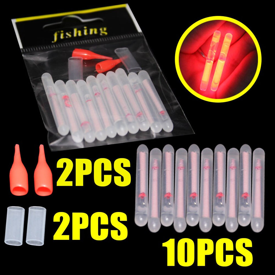 10 pçs / saco 4.5 * 40mm vaga-lumes para Pesca