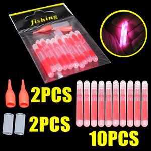 10 pçs / saco 4.5 * 40mm vaga-lumes para Pesca