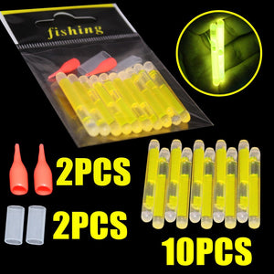 10 pçs / saco 4.5 * 40mm vaga-lumes para Pesca