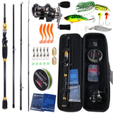 kit de aceleração rápida completo  vara de pesca de carbono 100 m linha