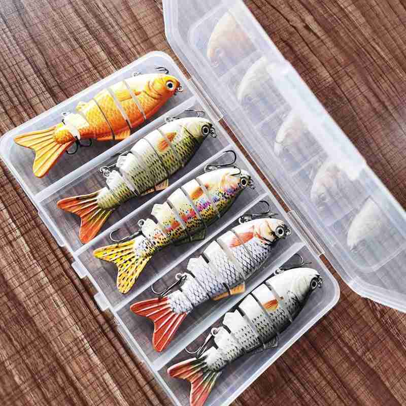 KIT. 5 pç Isca de pesca Robótica