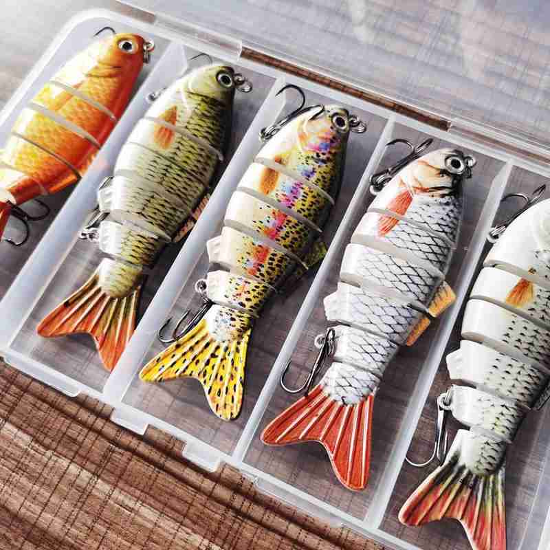 KIT. 5 pç Isca de pesca Robótica