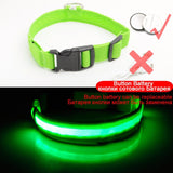 Coleira Brilhante LED para seu pet Anti-Lost Nylon